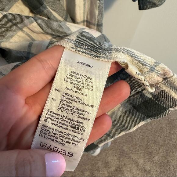 Madewell Cotton Black Blue Pink Smocked Square Neck Mini Dress Large - Picture 6 of 12